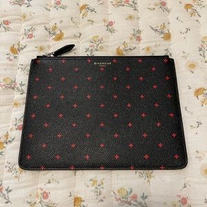 Givenchy Black Zipper Pouch